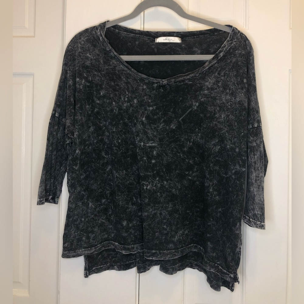 Gaze Acid Wash Oversized Tee